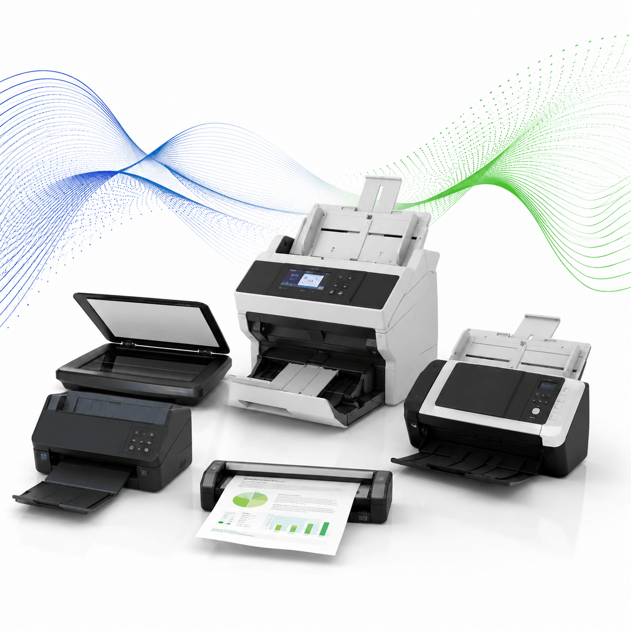 Document Scanner Rental in Ahmedabad by Rentalit offering A4 document scanners, A3 document scanners, flatbed scanners, ADF scanners and high-speed document scanner hire for offices, banks, government departments, bulk document digitization and business projects.