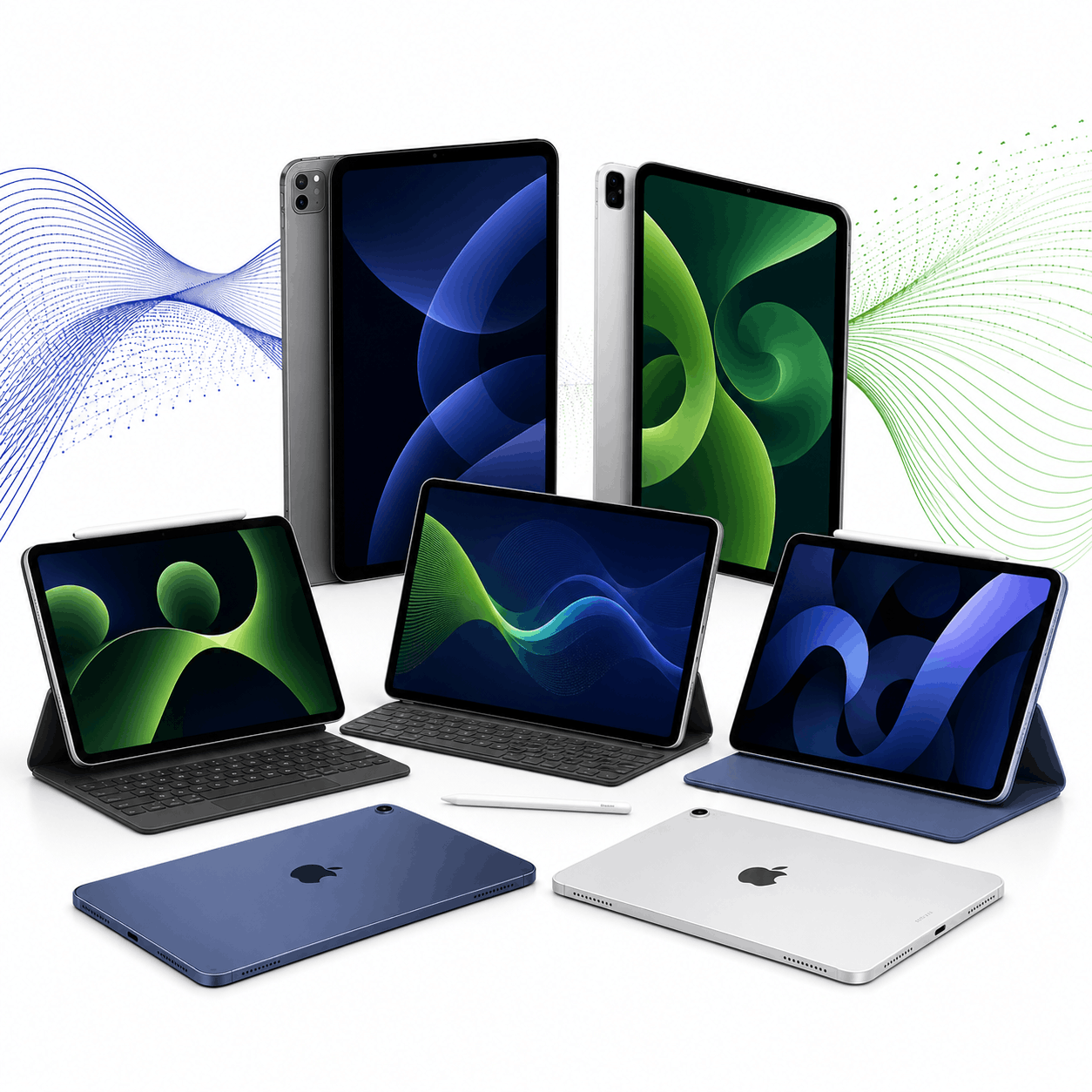 iPad Rental in Ahmedabad by Rentalit offering Apple iPad hire with keyboard and Apple Pencil for corporate meetings, exhibitions, conferences, training programs, visitor registration and business events in Ahmedabad and Gandhinagar.