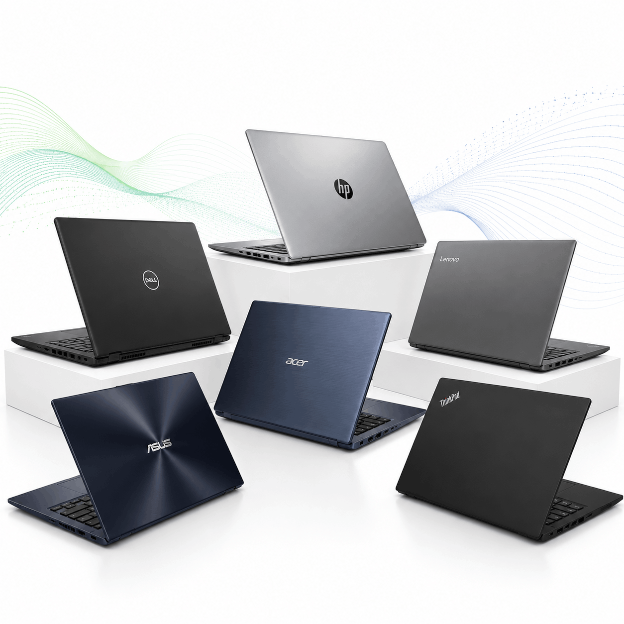 Laptop Rental in Ahmedabad by Rentalit offering Dell, HP, Lenovo, ASUS and Apple MacBook laptops on hire for corporate offices, exhibitions, conferences, training programs, software development and business events in Ahmedabad and Gandhinagar.