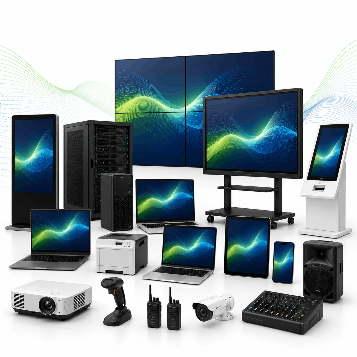 About Rentalit, a trusted IT equipment rental, AV equipment rental, office equipment rental and event technology rental company in Ahmedabad and Gandhinagar providing laptops, MacBooks, desktops, servers, touchscreens, video walls, projectors, kiosks and business equipment on hire.